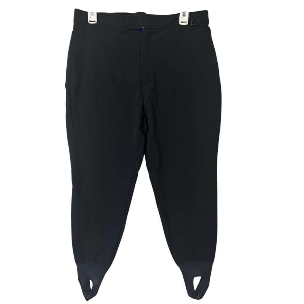 Schoeller Switzerland Black Ski Snow Pants Womens Size 14 Regular Made in USA